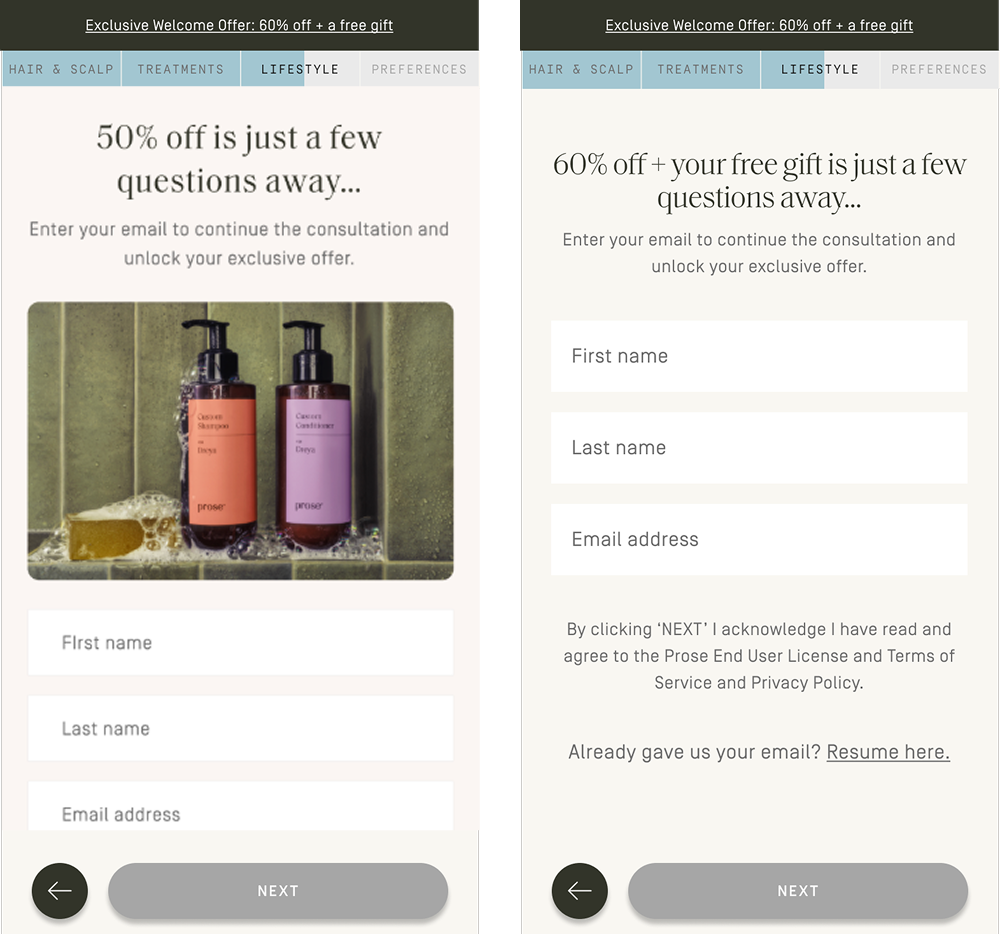 False signal — promo image variants