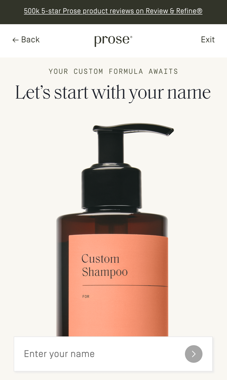 Homepage consultation entry module